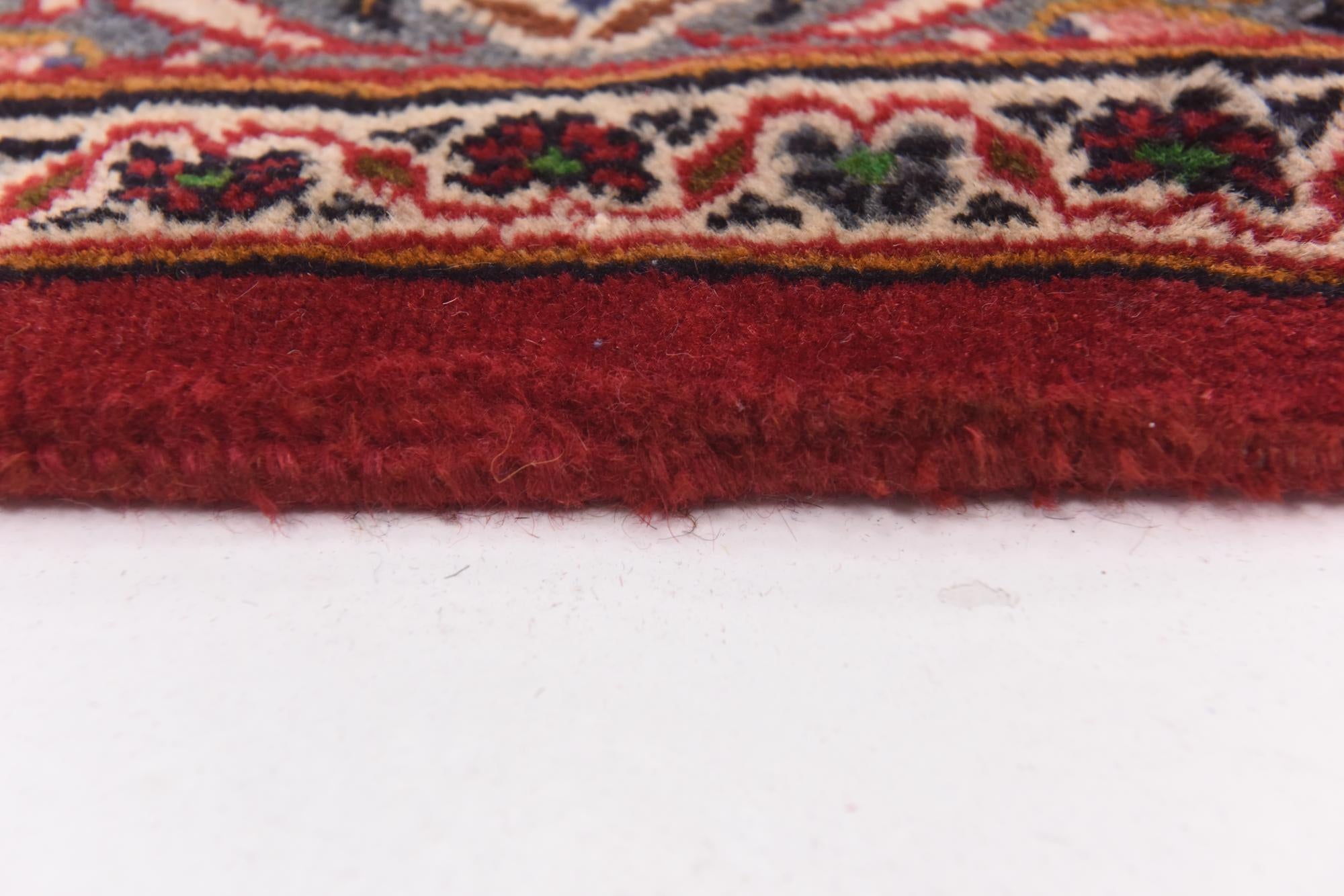 9' 10 x 13' Hand Knotted Mashad Persian Wool Rug