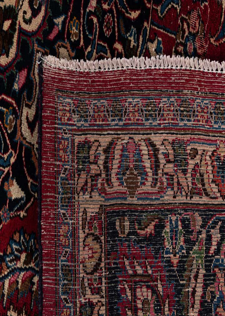 9' 8 x 12' Hand Knotted Mashad Persian Wool Rug