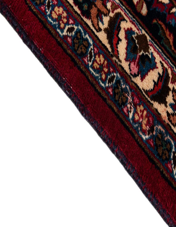 Detail image of 9' 8 x 12' Hand Knotted Mashad Persian Wool Rug