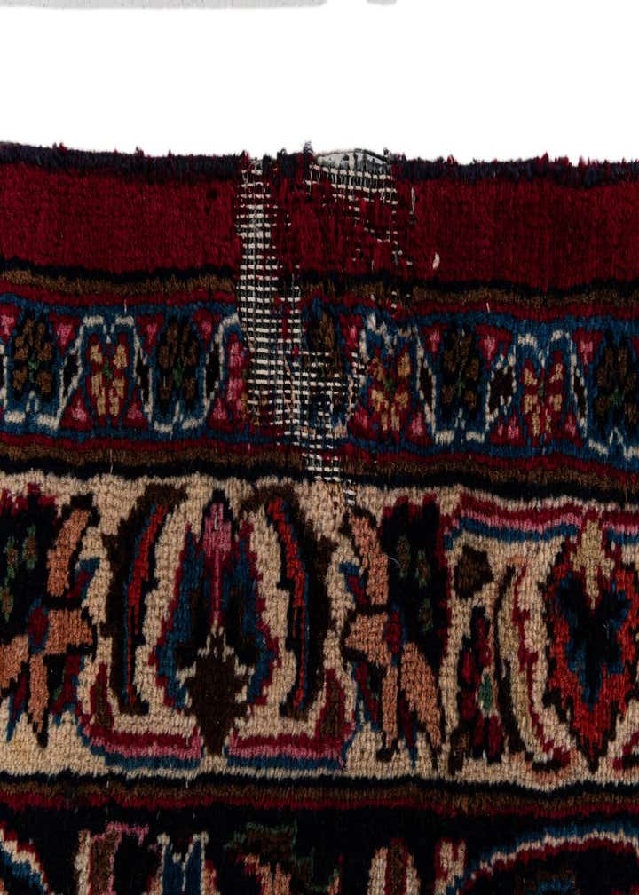 9' 8 x 12' Hand Knotted Mashad Persian Wool Rug