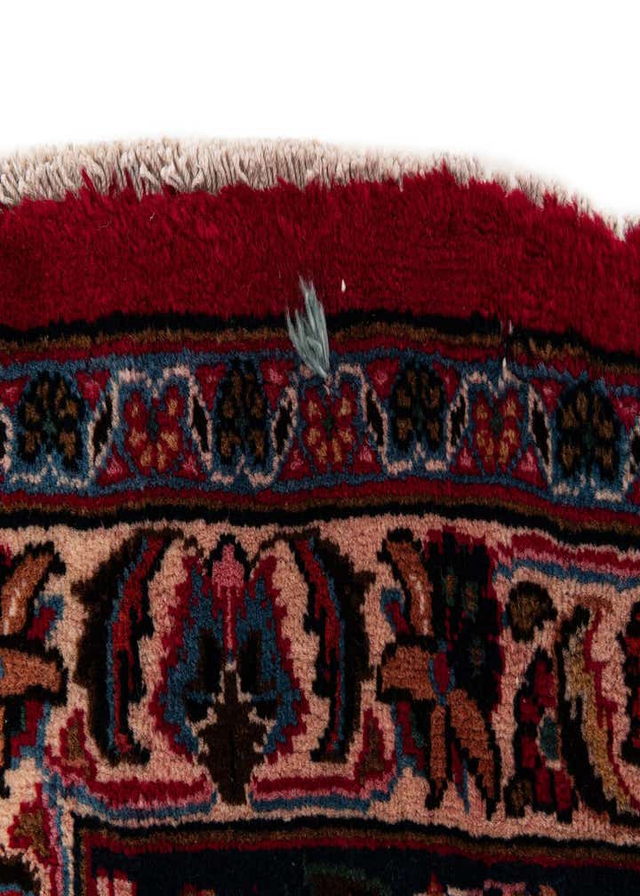 9' 8 x 12' Hand Knotted Mashad Persian Wool Rug