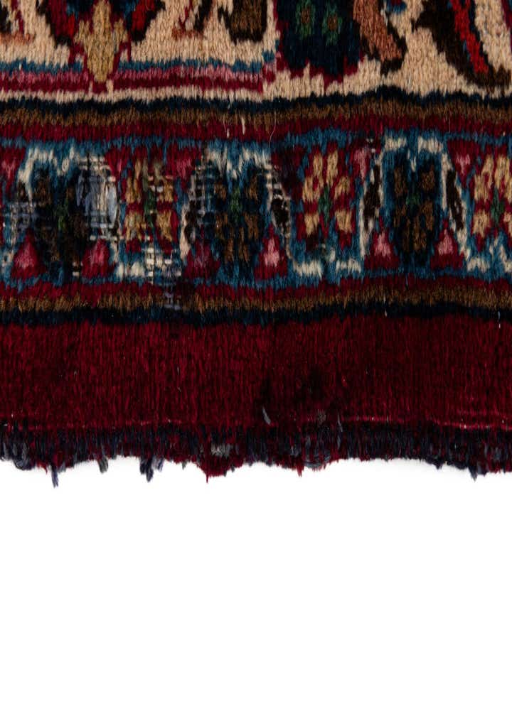 9' 8 x 12' Hand Knotted Mashad Persian Wool Rug