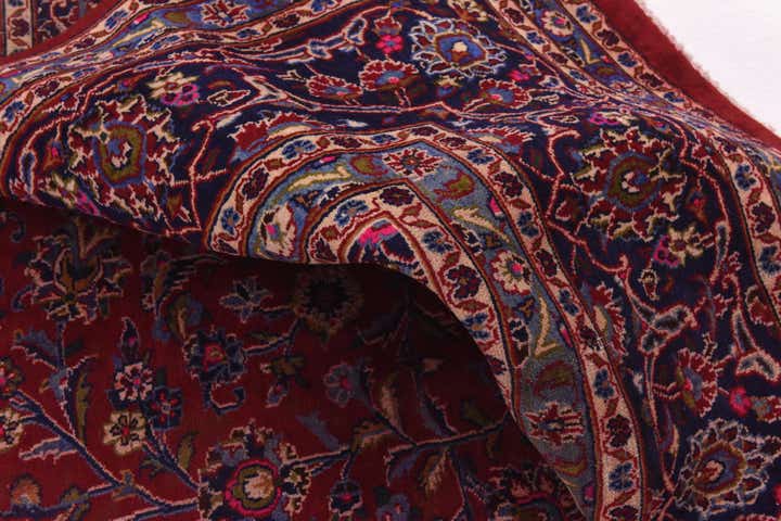 10' x 12' 4 Hand Knotted Mashad Persian Wool Rug
