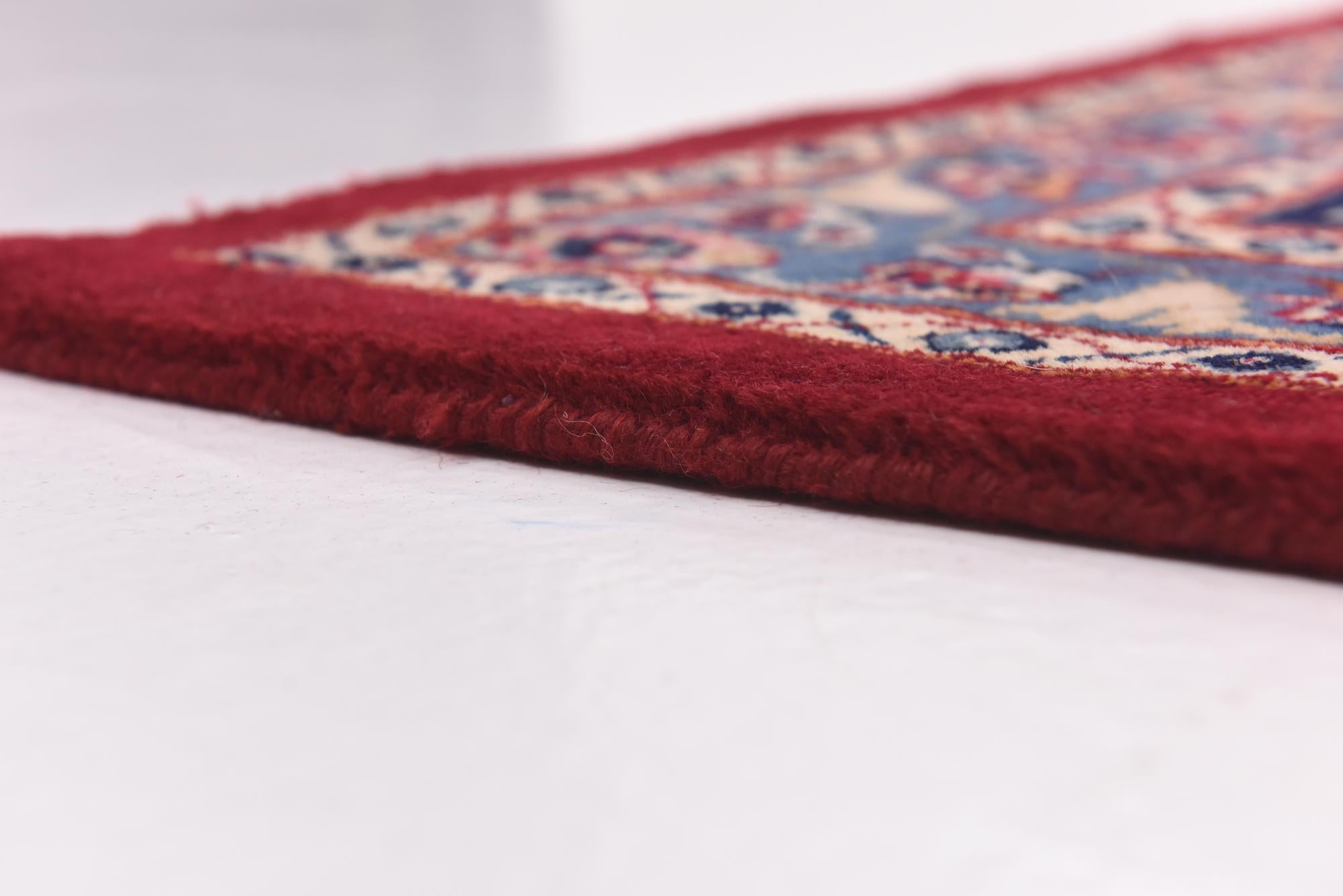 9' 9 x 12' 10 Hand Knotted Mashad Persian Wool Rug