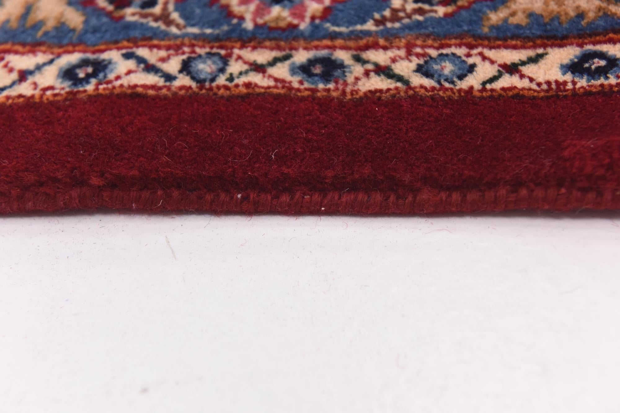 9' 9 x 12' 10 Hand Knotted Mashad Persian Wool Rug