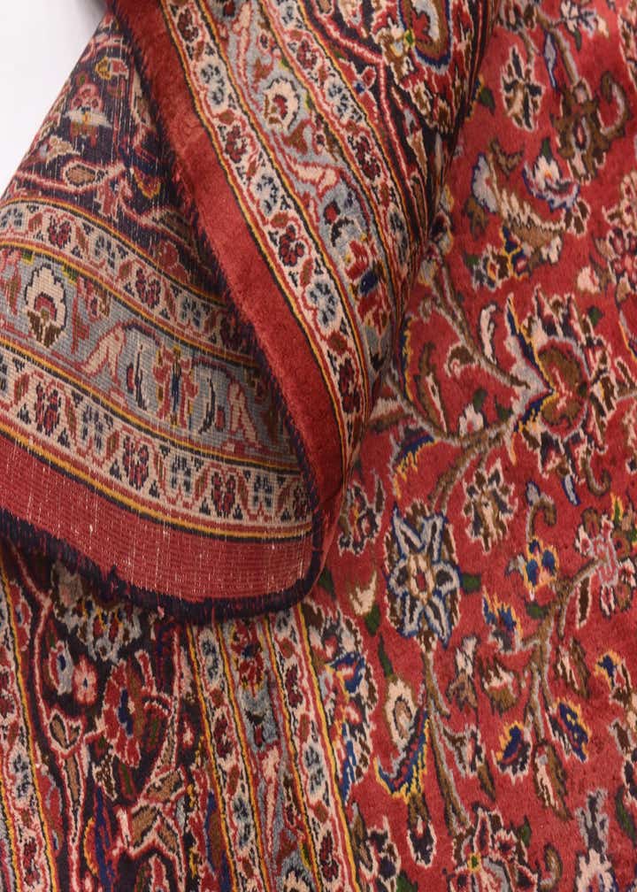 9' 6 x 13' Hand Knotted Mashad Persian Wool Rug