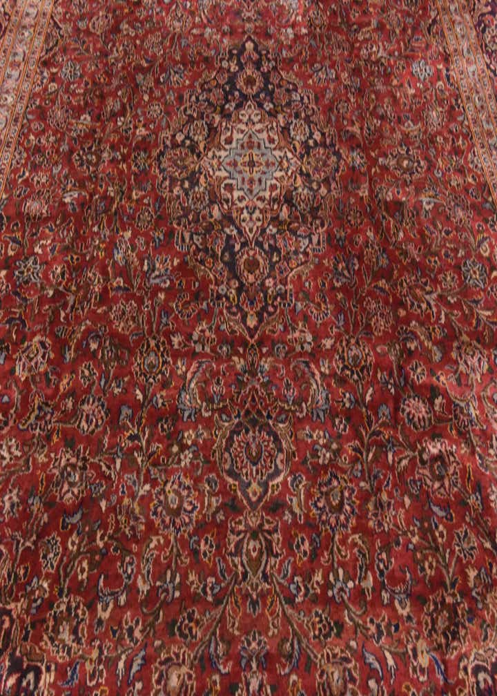 9' 6 x 13' Hand Knotted Mashad Persian Wool Rug