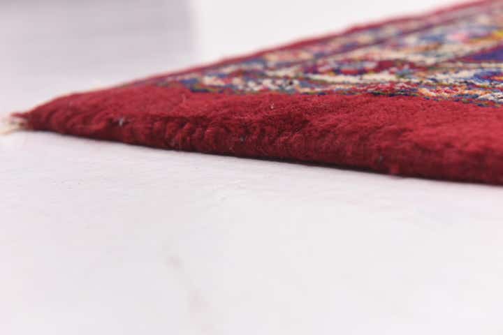 9' 7 x 12' 9 Hand Knotted Mashad Persian Wool Rug