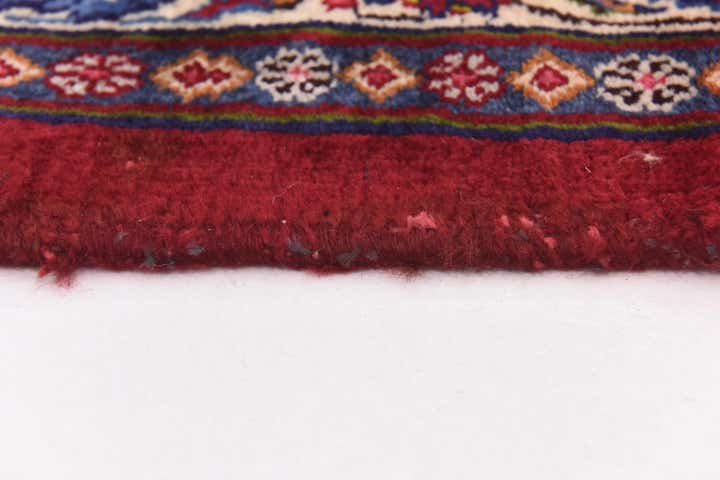 9' 7 x 12' 9 Hand Knotted Mashad Persian Wool Rug