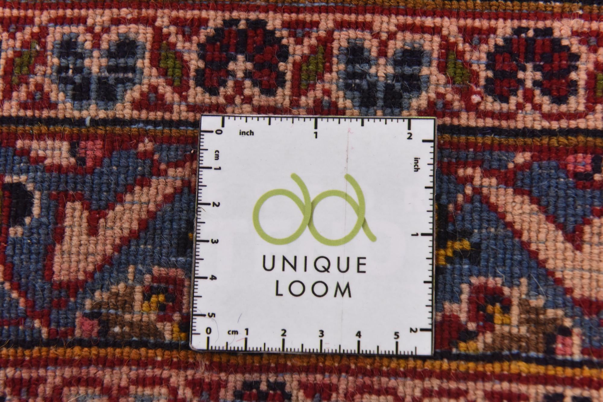 9' 6 x 13' Hand Knotted Mashad Persian Wool Rug
