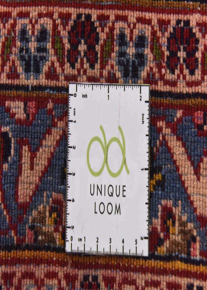 9' 6 x 13' Hand Knotted Mashad Persian Wool Rug