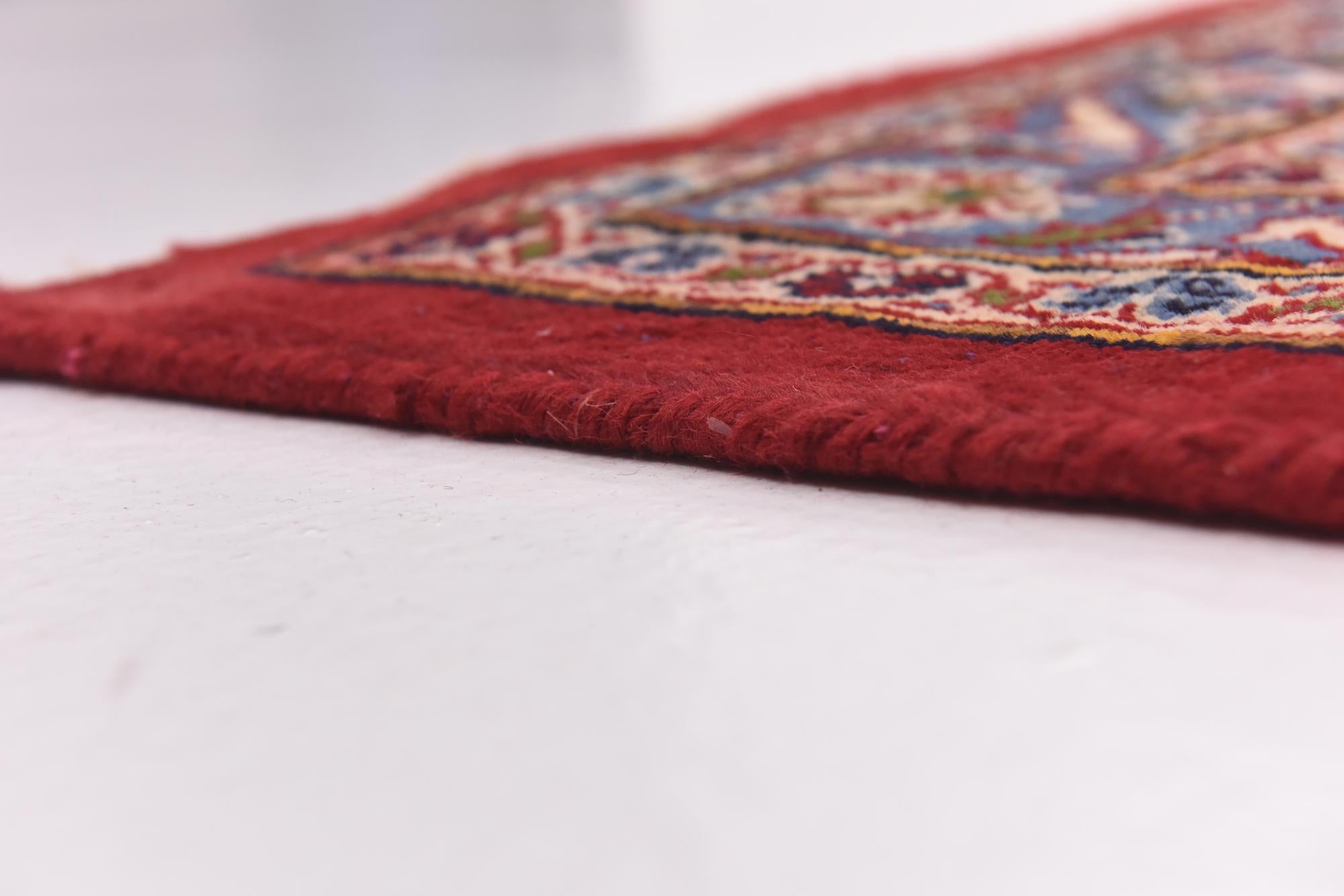 9' 6 x 13' Hand Knotted Mashad Persian Wool Rug