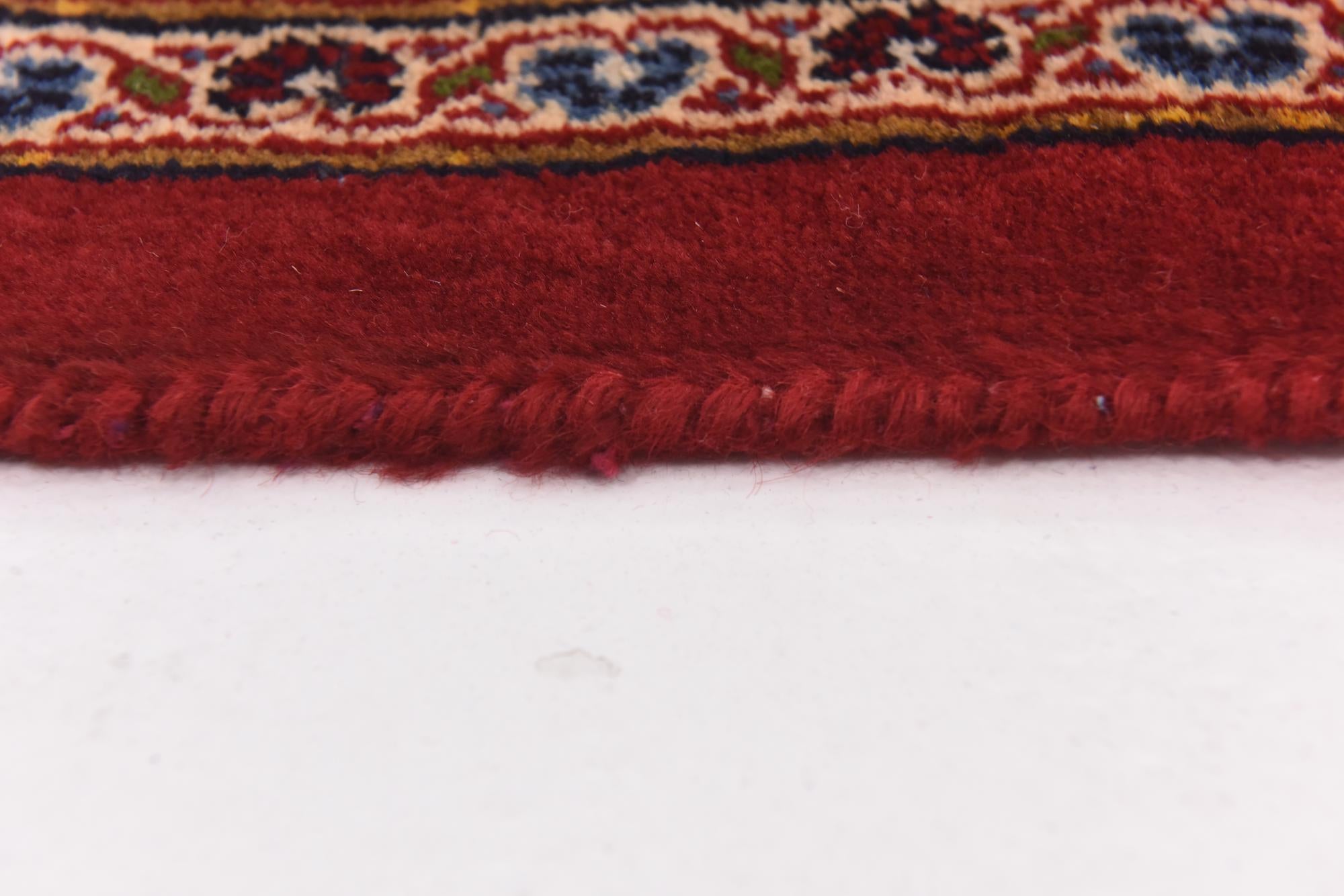 9' 6 x 13' Hand Knotted Mashad Persian Wool Rug