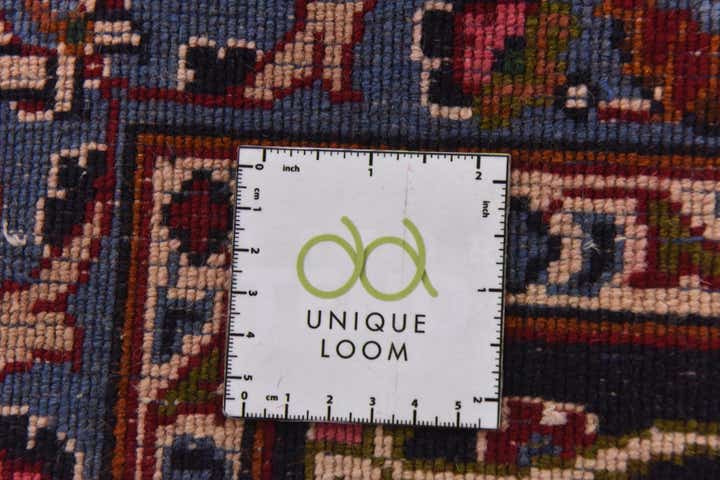 9' 7 x 13' Hand Knotted Mashad Persian Wool Rug