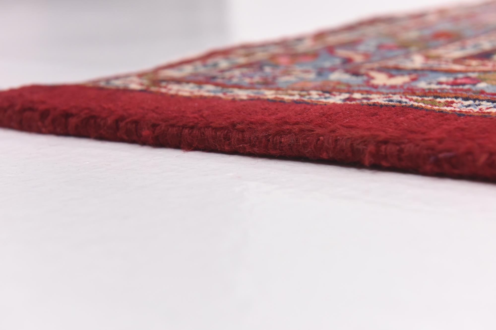 9' 7 x 13' Hand Knotted Mashad Persian Wool Rug