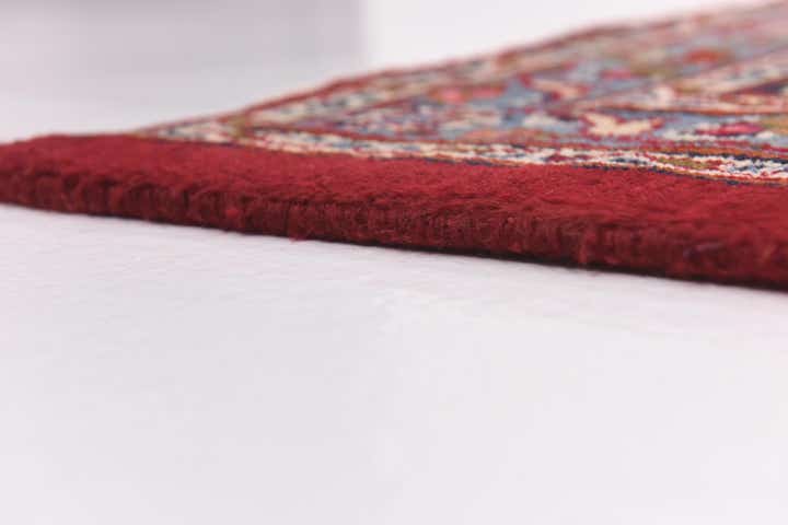 9' 7 x 13' Hand Knotted Mashad Persian Wool Rug