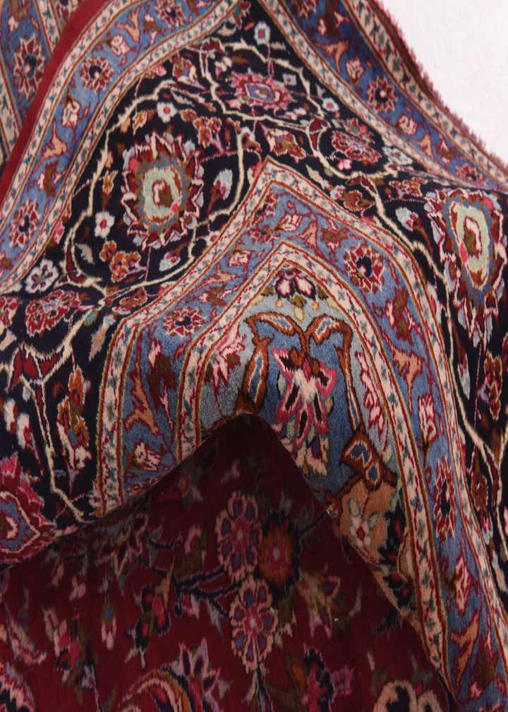 9' 9 x 12' 9 Hand Knotted Mashad Persian Wool Rug