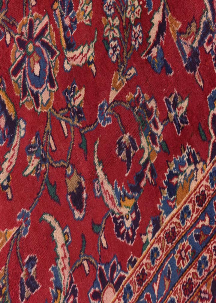 9' 7 x 12' 4 Hand Knotted Mashad Persian Wool Rug