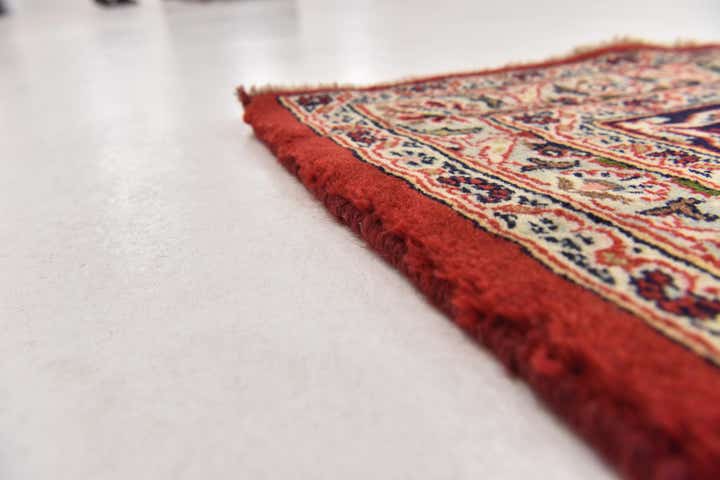 9' 6 x 12' 4 Hand Knotted Mashad Persian Wool Rug