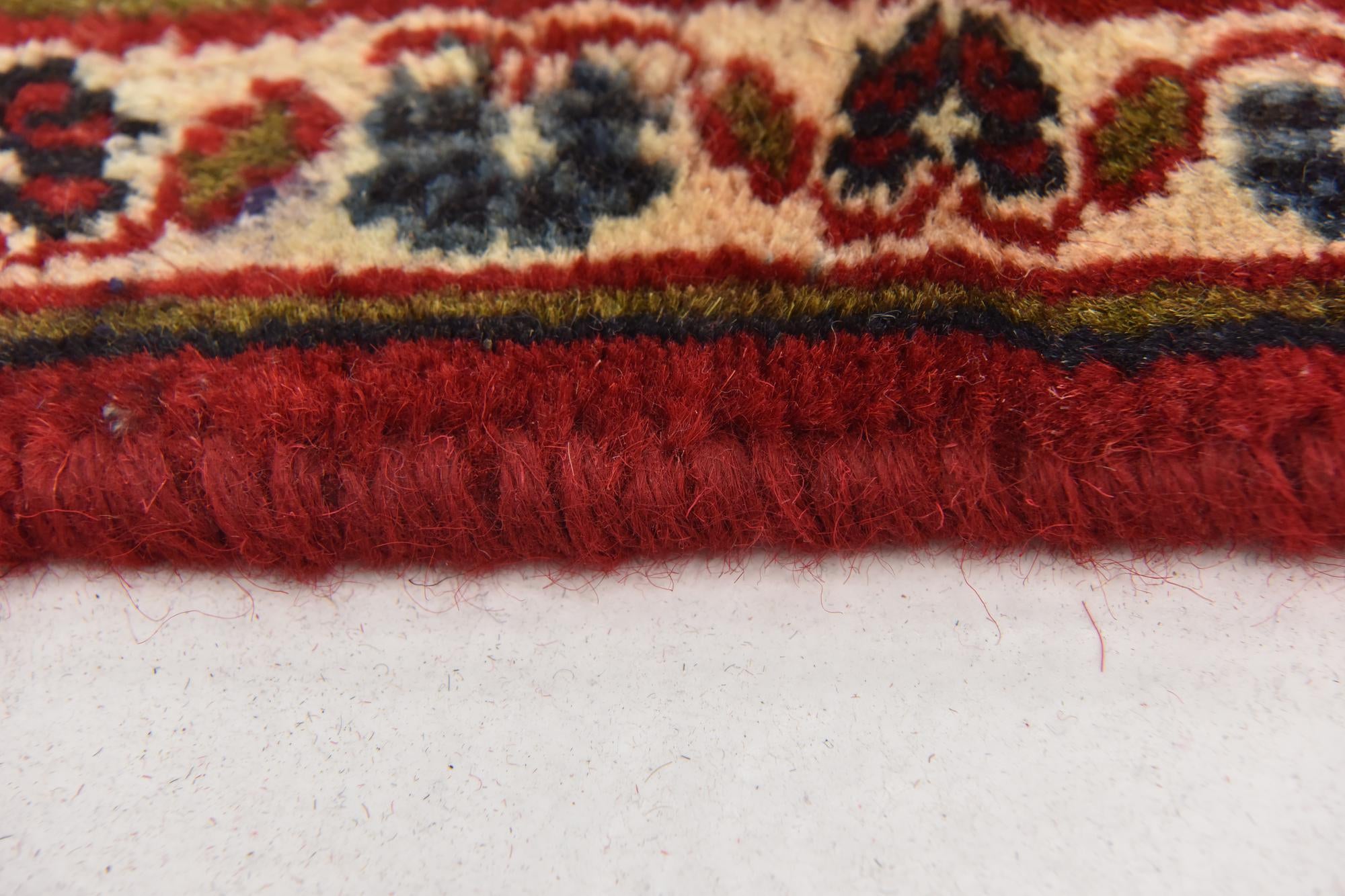 9' 10 x 12' 7 Hand Knotted Mashad Persian Wool Rug