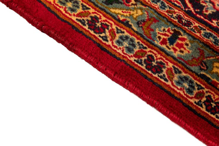 Detail image of 9' 6 x 12' 10 Hand Knotted Mashad Persian Wool Rug
