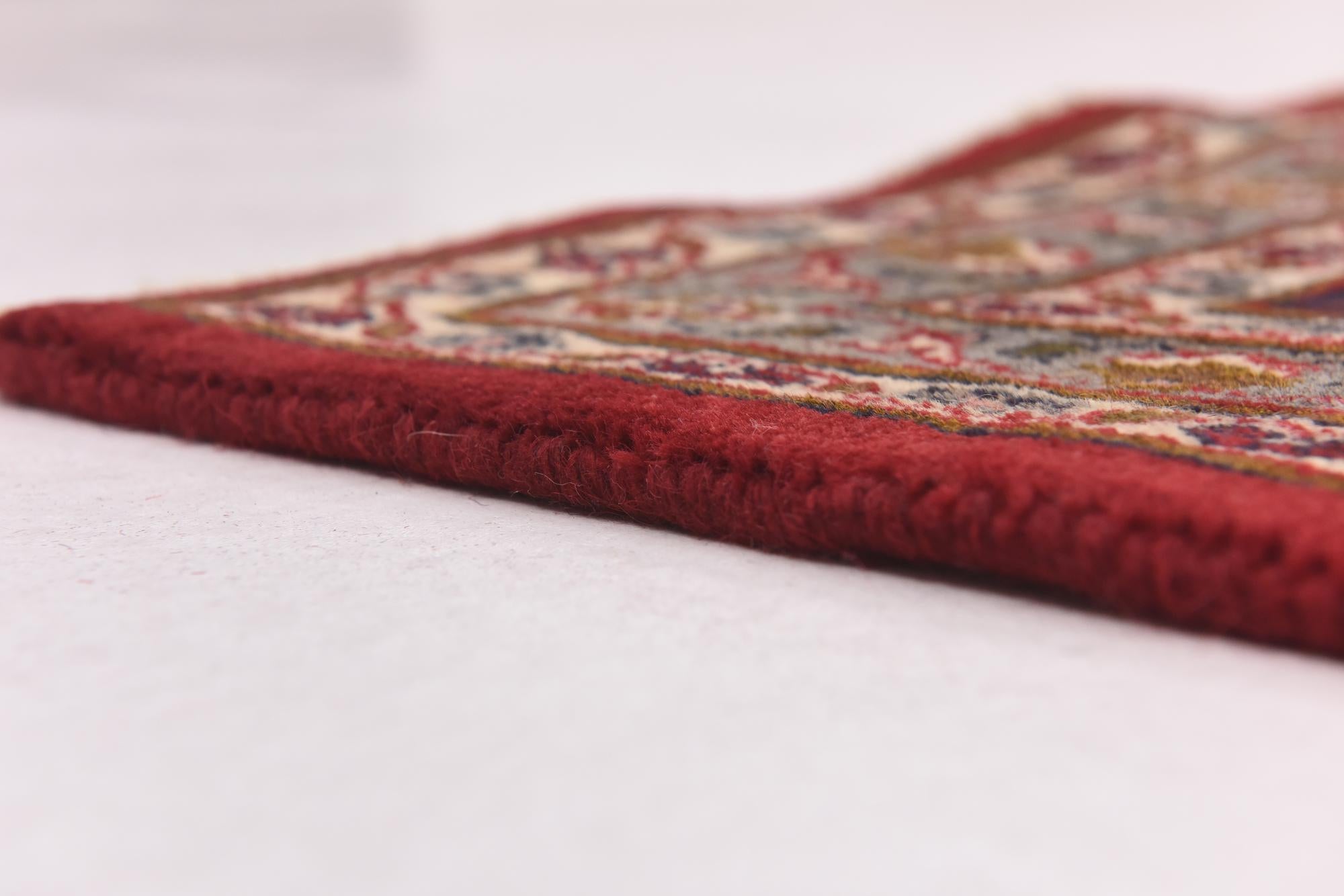 9' 7 x 12' 4 Hand Knotted Mashad Persian Wool Rug