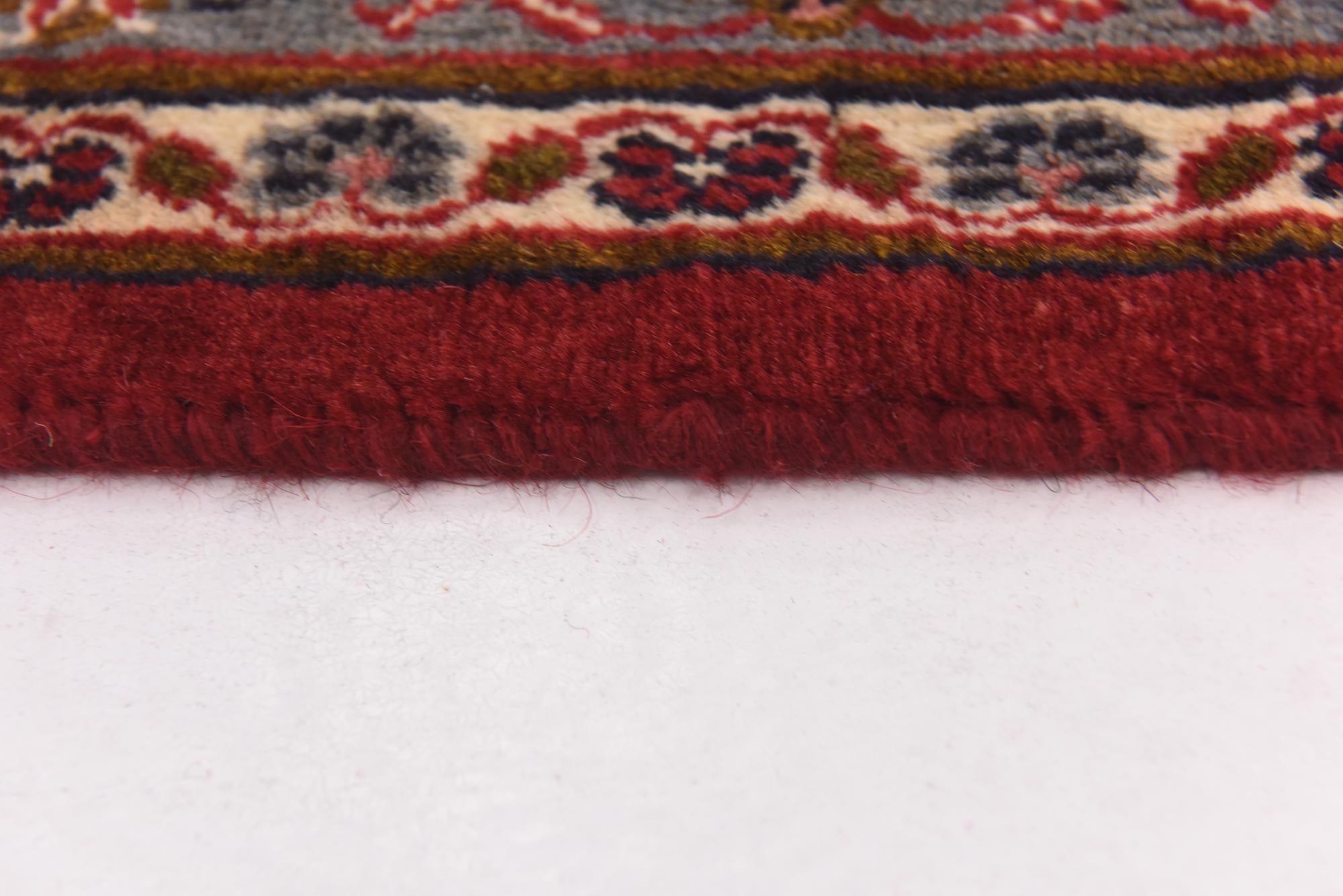 9' 7 x 12' 4 Hand Knotted Mashad Persian Wool Rug