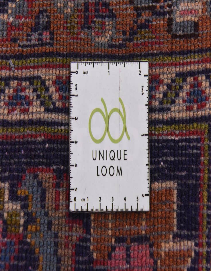 Detail image of 9' 7 x 12' 6 Hand Knotted Mashad Persian Wool Rug