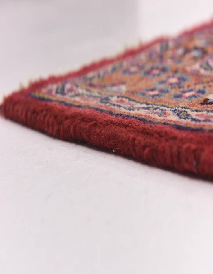 Detail image of 9' 7 x 12' 6 Hand Knotted Mashad Persian Wool Rug