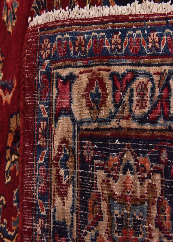 9' 7 x 12' 8 Hand Knotted Mashad Persian Wool Rug