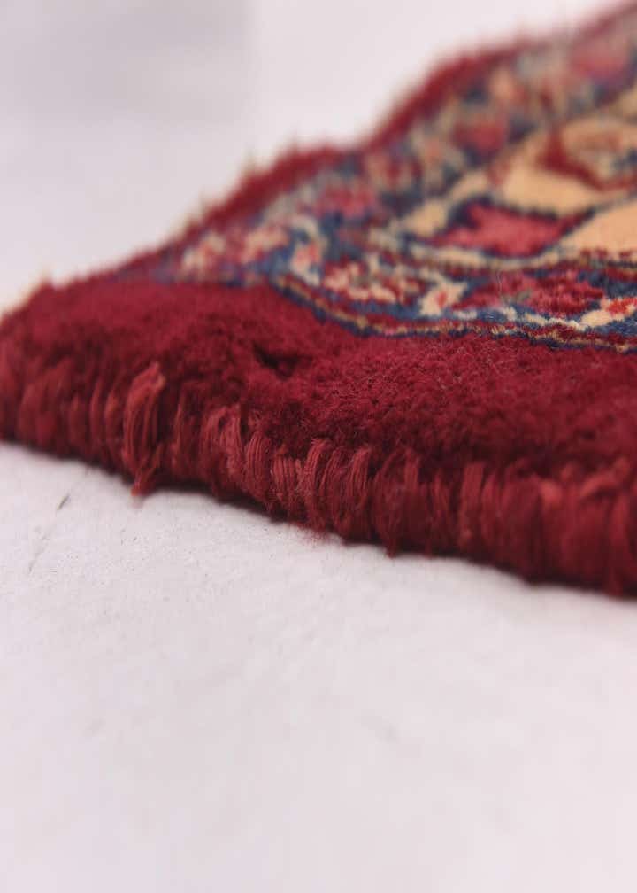 9' 7 x 12' 8 Hand Knotted Mashad Persian Wool Rug