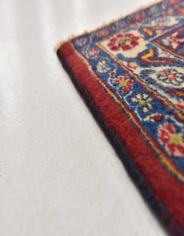 Detail image of 9' 8 x 12' 7  Hand Knotted Mashad Persian Wool Rug