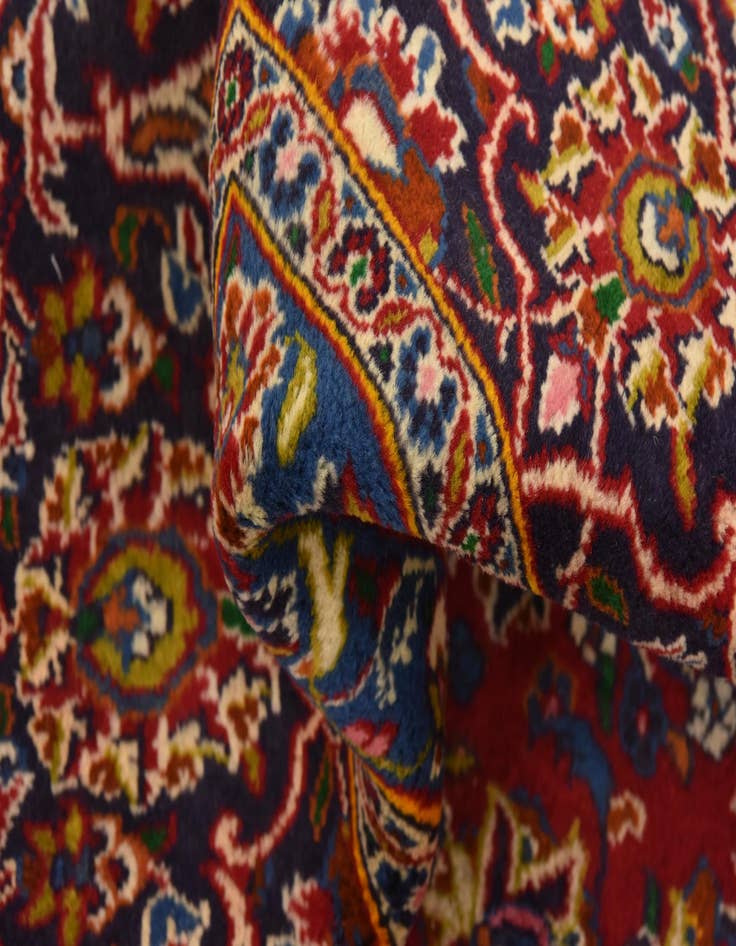 Detail image of 9' 4 x 12' 8  Hand Knotted Mashad Persian Wool Rug