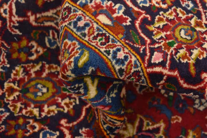 9' 4 x 12' 8 Hand Knotted Mashad Persian Wool Rug