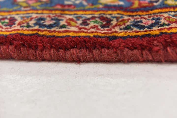 9' 4 x 12' 8 Hand Knotted Mashad Persian Wool Rug