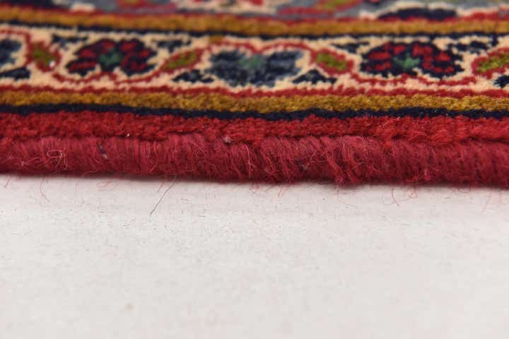 9' 4 x 12' 5 Hand Knotted Mashad Persian Wool Rug