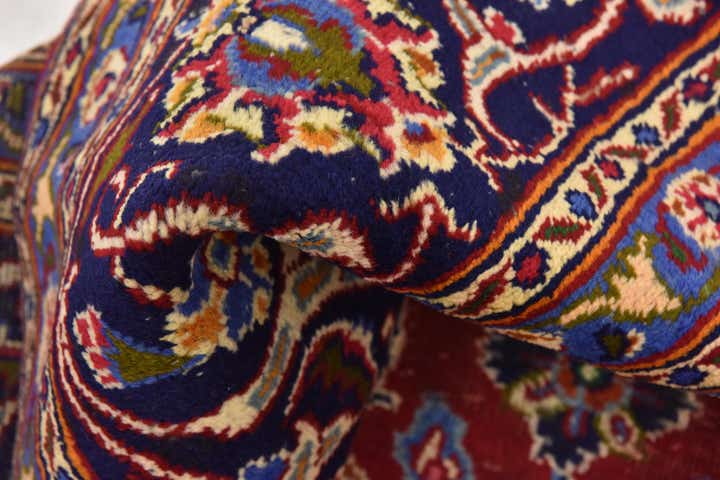 9' 7 x 12' 8 Hand Knotted Mashad Persian Wool Rug