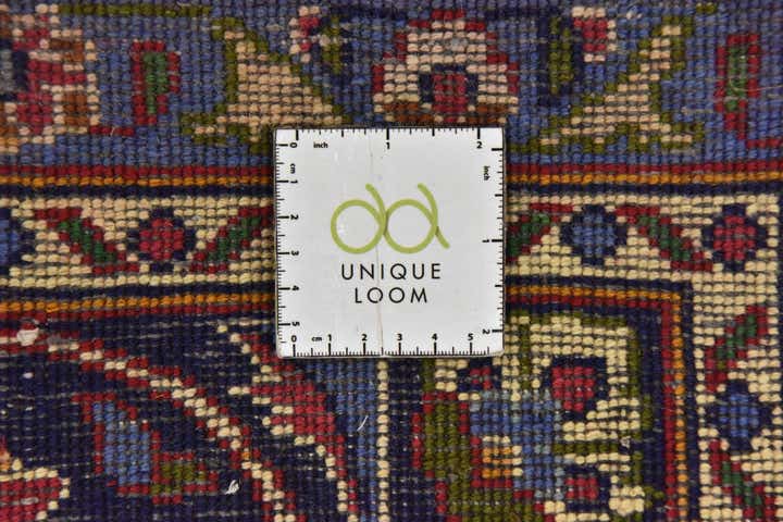 9' 7 x 12' 8 Hand Knotted Mashad Persian Wool Rug