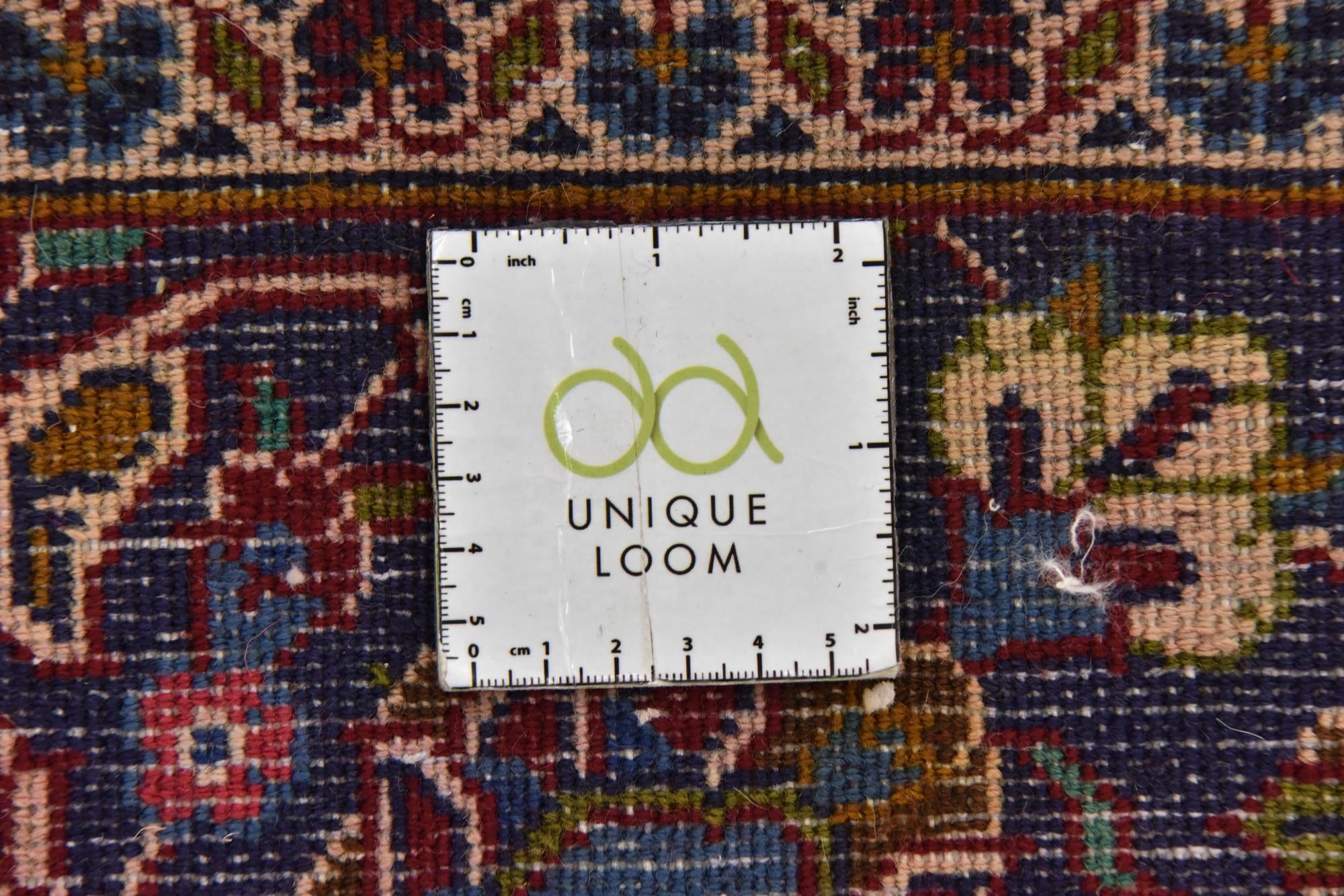 9' 7 x 13' Hand Knotted Mashad Persian Wool Rug