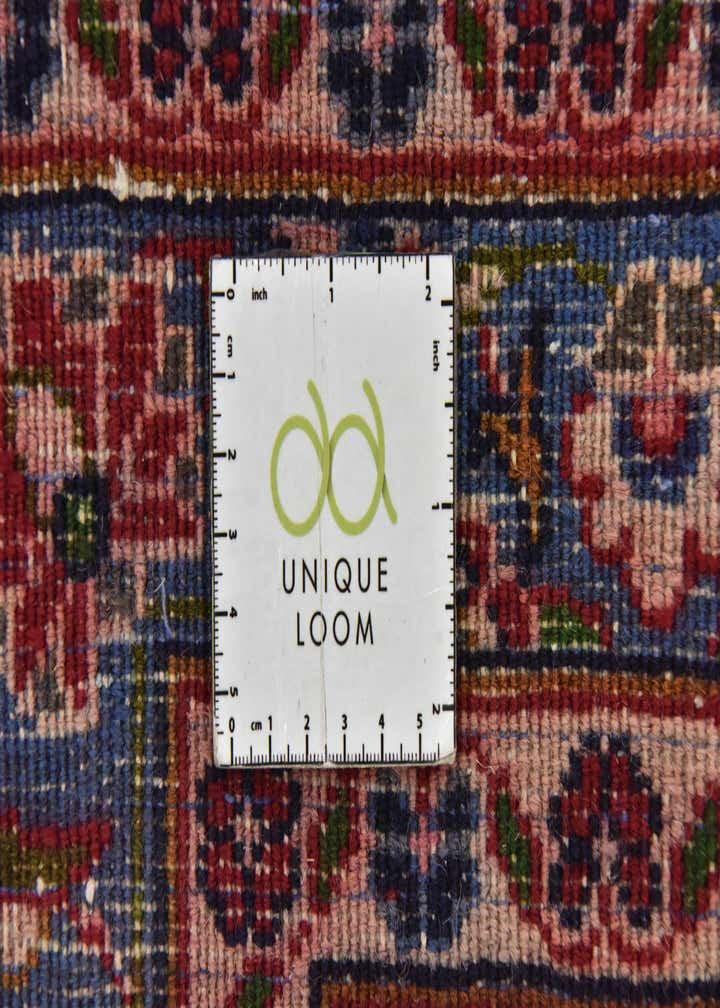 9' 7 x 12' 6 Hand Knotted Mashad Persian Wool Rug