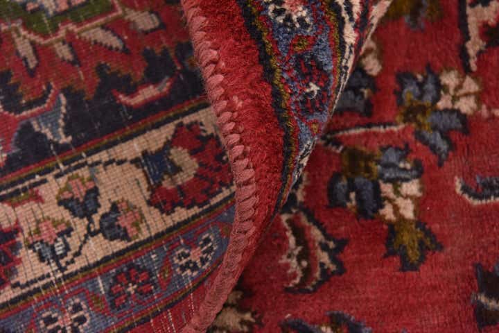 9' 8 x 12' 6 Hand Knotted Mashad Persian Wool Rug