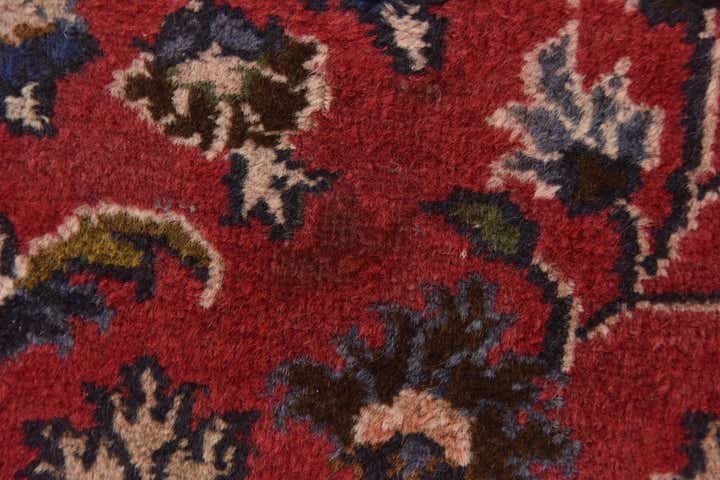 9' 8 x 12' 6 Hand Knotted Mashad Persian Wool Rug