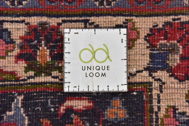 9' 8 x 12' 6 Hand Knotted Mashad Persian Wool Rug