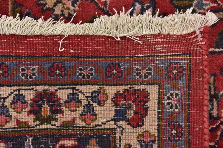 9' 8 x 12' 6 Hand Knotted Mashad Persian Wool Rug