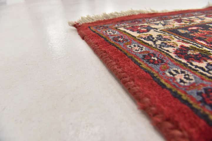 9' 8 x 12' 6 Hand Knotted Mashad Persian Wool Rug