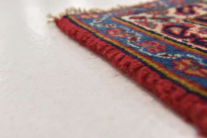 9' 6 x 12' 4 Hand Knotted Mashad Persian Wool Rug