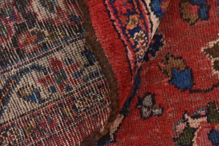 9' 10 x 13' Hand Knotted Mashad Persian Wool Rug