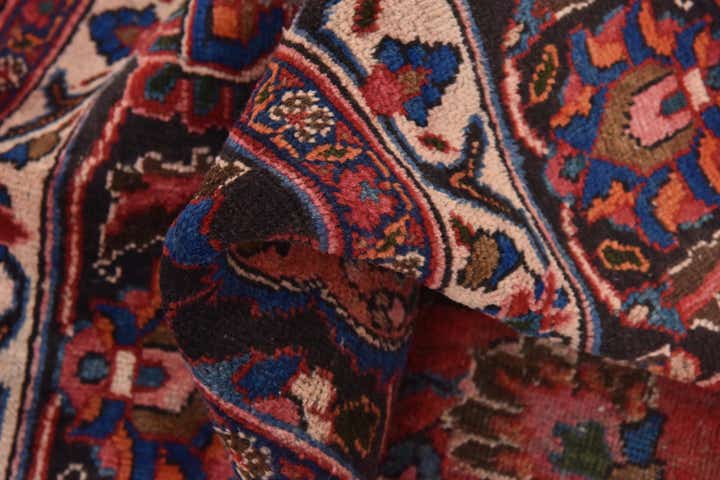 9' 10 x 13' Hand Knotted Mashad Persian Wool Rug