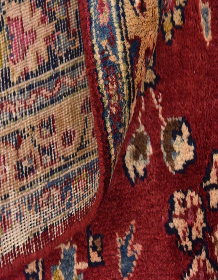 Detail image of 9' 6 x 12' 2  Hand Knotted Mashad Persian Wool Rug