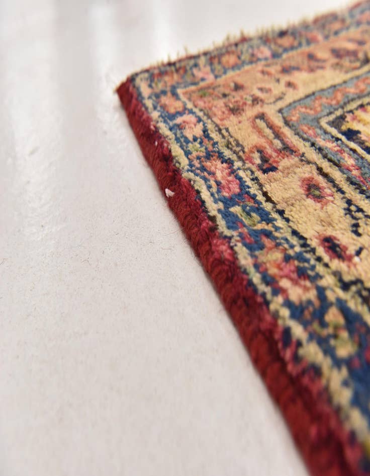 Detail image of 9' 6 x 12' 2  Hand Knotted Mashad Persian Wool Rug